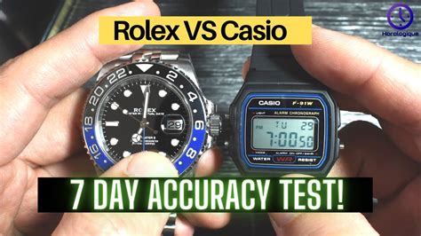 is casio more accurate than rolex